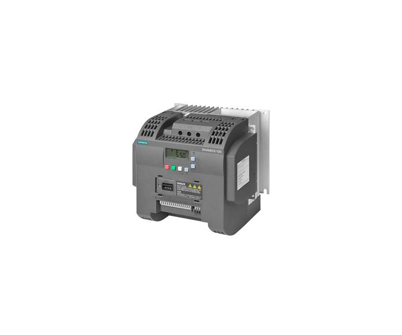SINAMICS V20 1AC200-240V -10/+10% 47-63HZ RATED POWER 2,2KW WITH 150% OVERLOAD FOR 60SEC INTEGRATED 