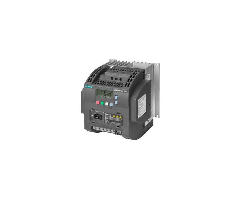 SINAMICS V20  3AC380-480V -15/+10% 47-63HZ  RATED POWER 3KW  WITH 150% OVERLOAD FOR 60SEC  UNFILTERE