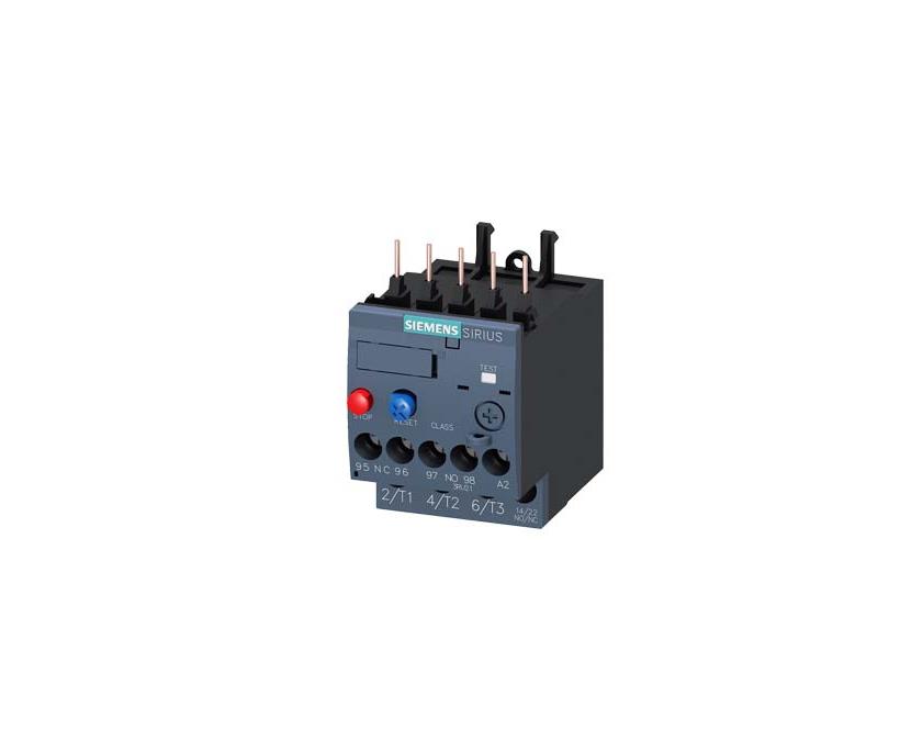 OVERLOAD RELAY 0.45...0.63 A FOR MOTOR PROTECTION SZ S00, CLASS 10, F. MOUNTING ONTO CONTACTOR MAIN 